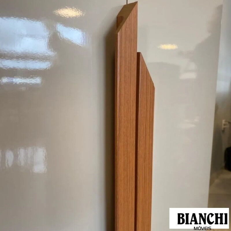 Guarda-roupa Casal Bianca 6 Portas 100% MDF Nature/Off