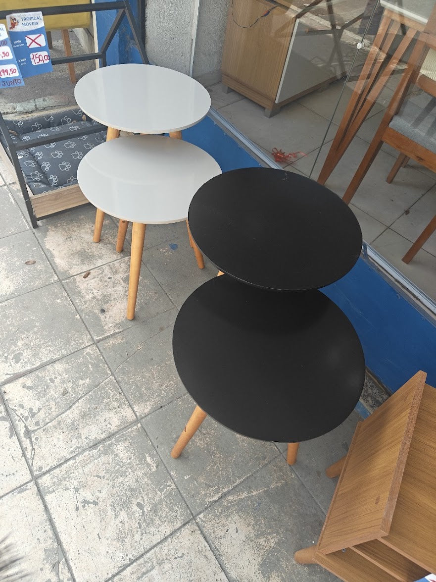 Jogo de mesas Slim - Preto
