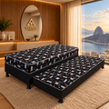 Bicama box Black Solteiro D20 88 × 188 cm