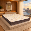 Colchão D33 casal 138 × 188 × 12 cm – principal ambientada Taurus Decor