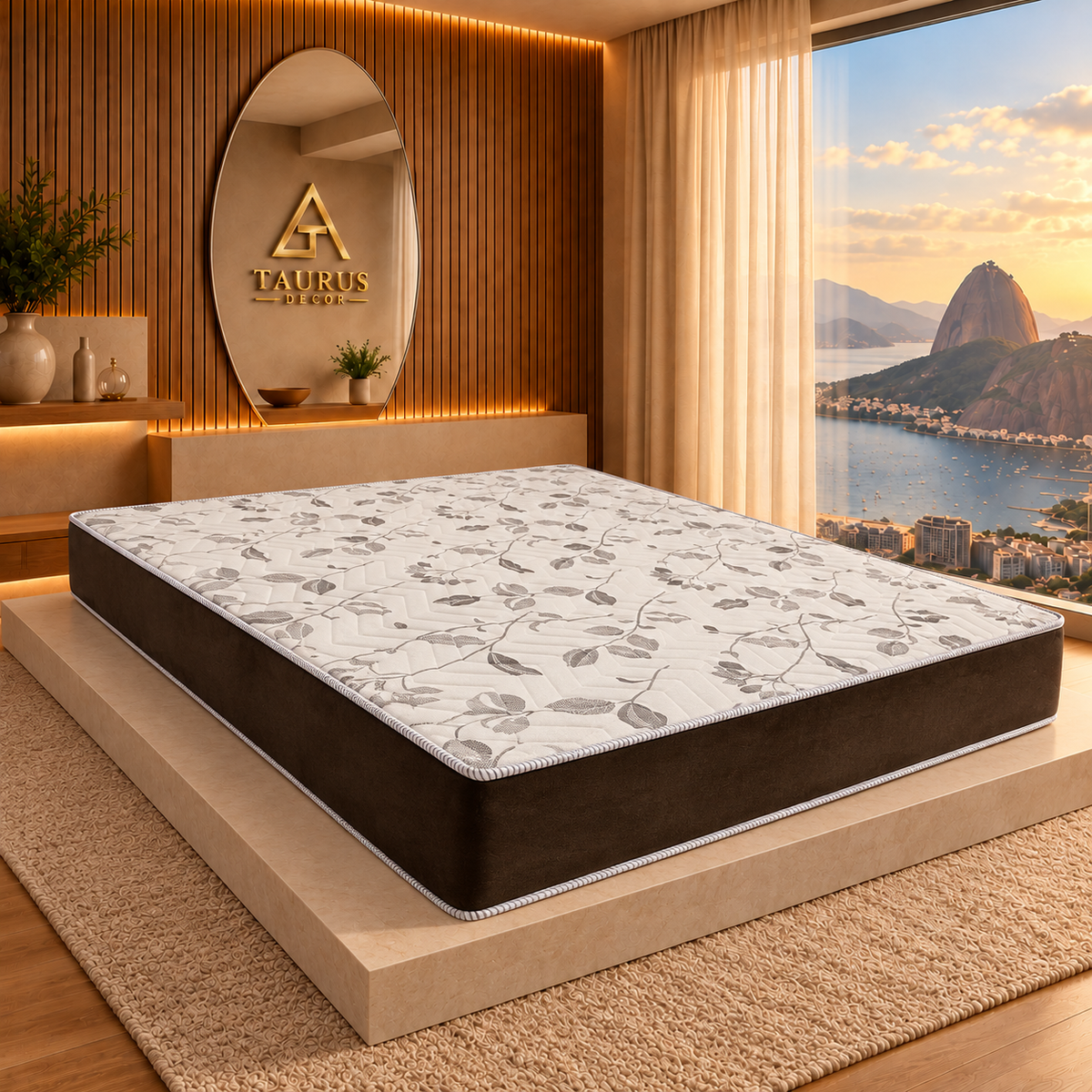 Colchão Iso Bello Casal 138 × 188 × 18 cm – principal ambientada Taurus Decor