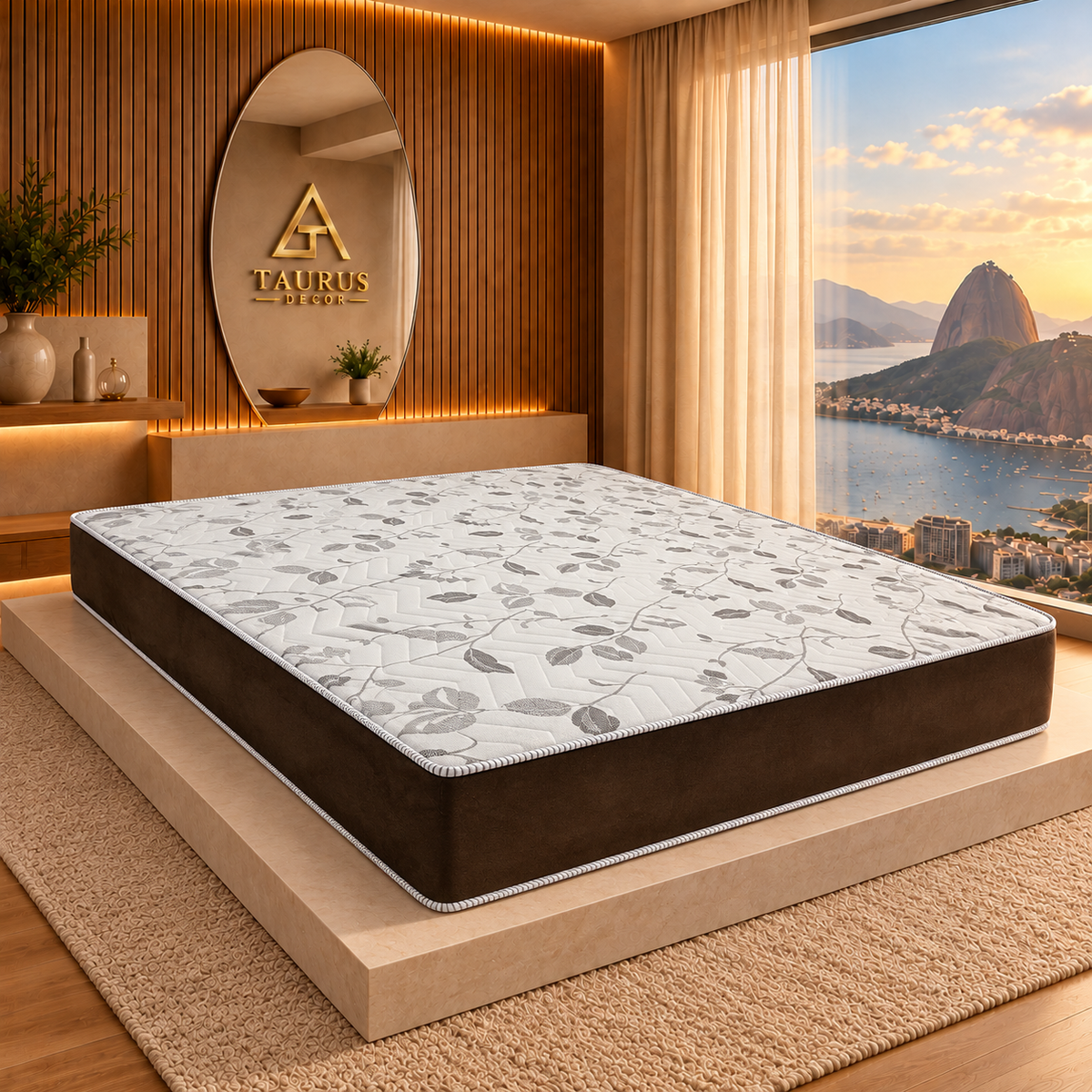 Colchão Iso Bello Casal 138 × 188 × 20 cm – principal ambientada Taurus Decor