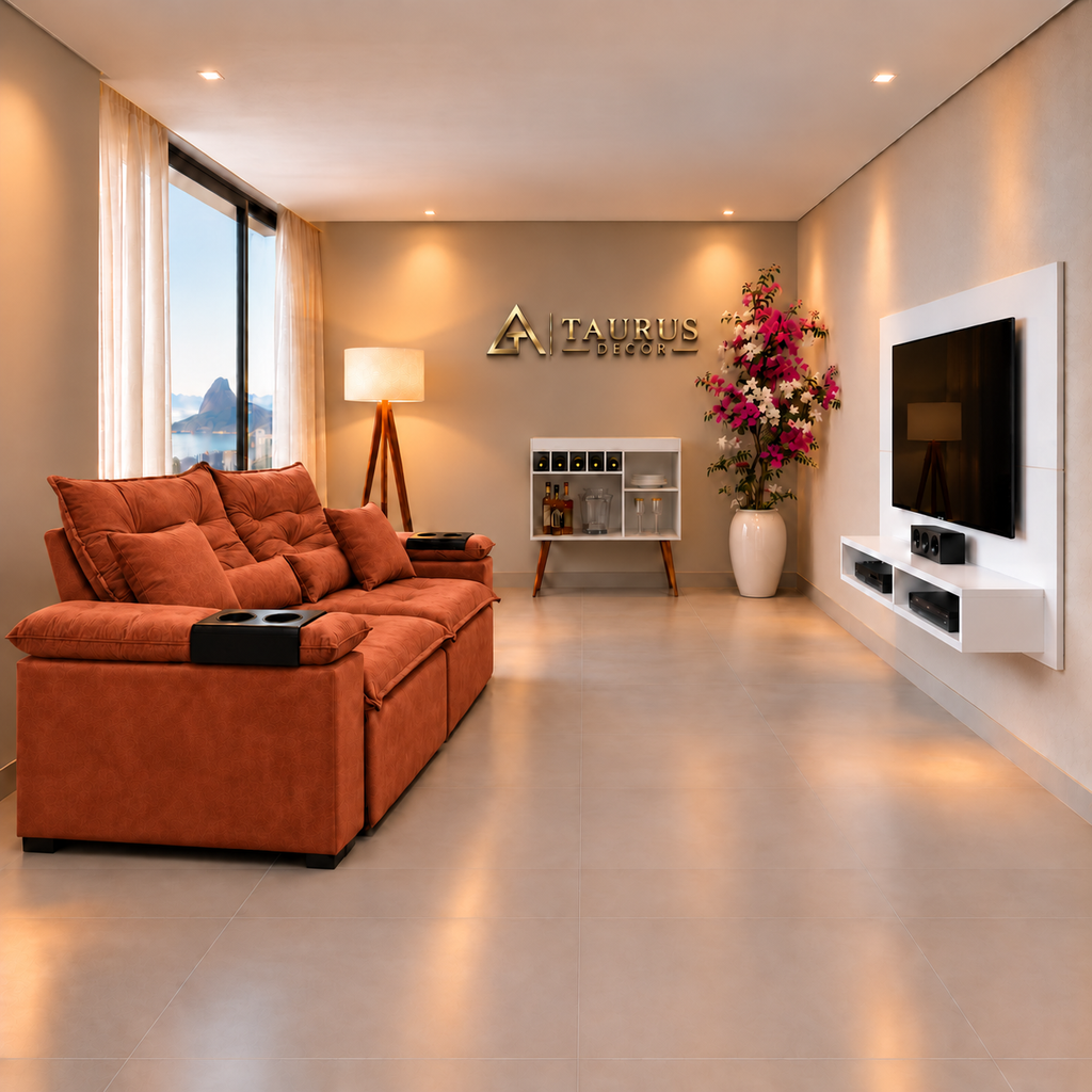 Super Combo Sala 08 Terracota Branco — sala aprovada por Glenda, sem personagem