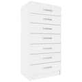 Cômoda 7 Gavetas Evidência — Branco