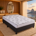 Cama box conjugada Mônaco Casal D20 138 × 188 cm
