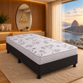 Cama box conjugada Mônaco Solteiro D20 88 × 188 cm
