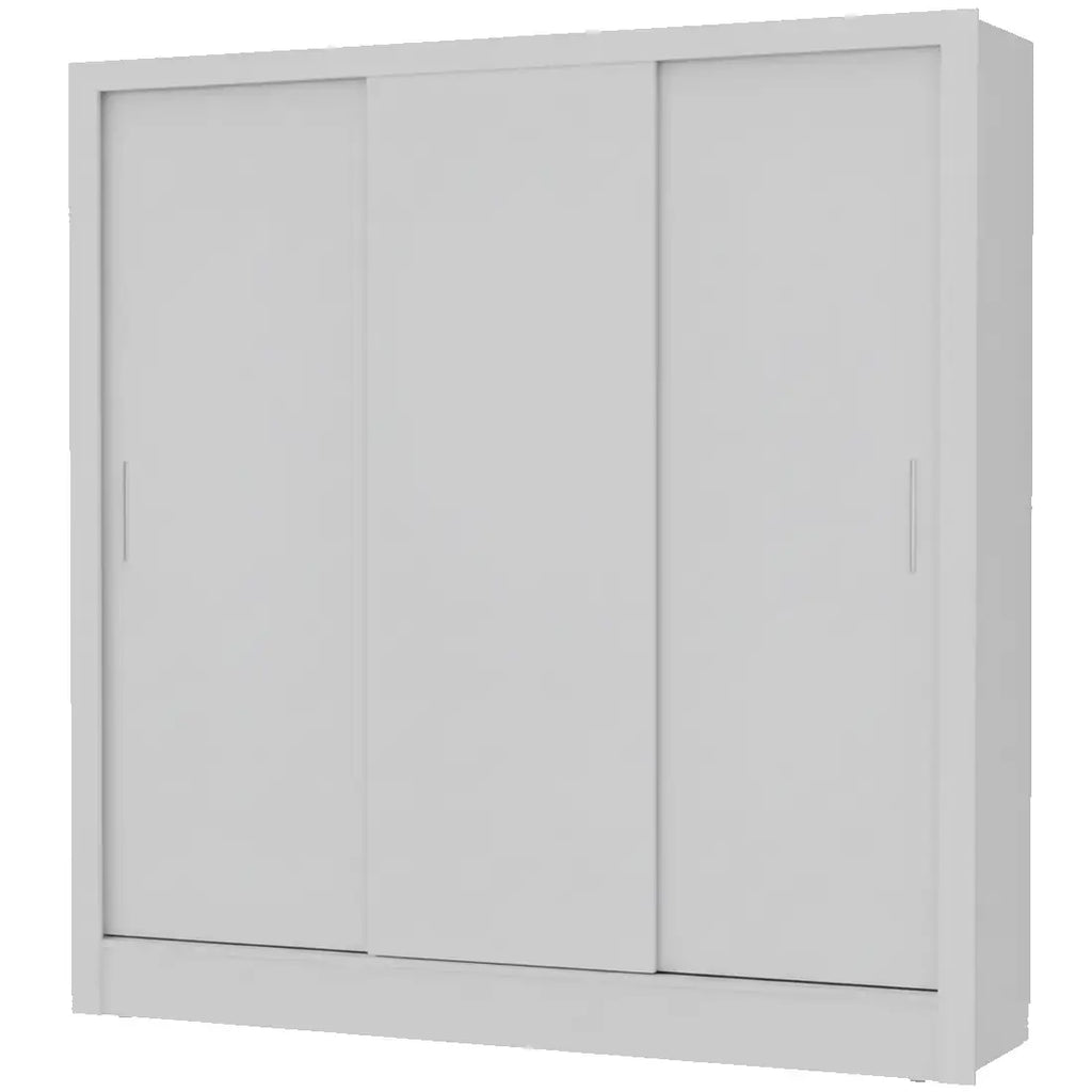 Guarda-roupa Dubai Santiago Casal 3 Portas 3 Gavetas sem espelho – Branco
