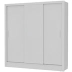 Guarda-roupa Dubai Santiago Casal 3 Portas 3 Gavetas sem espelho – Branco