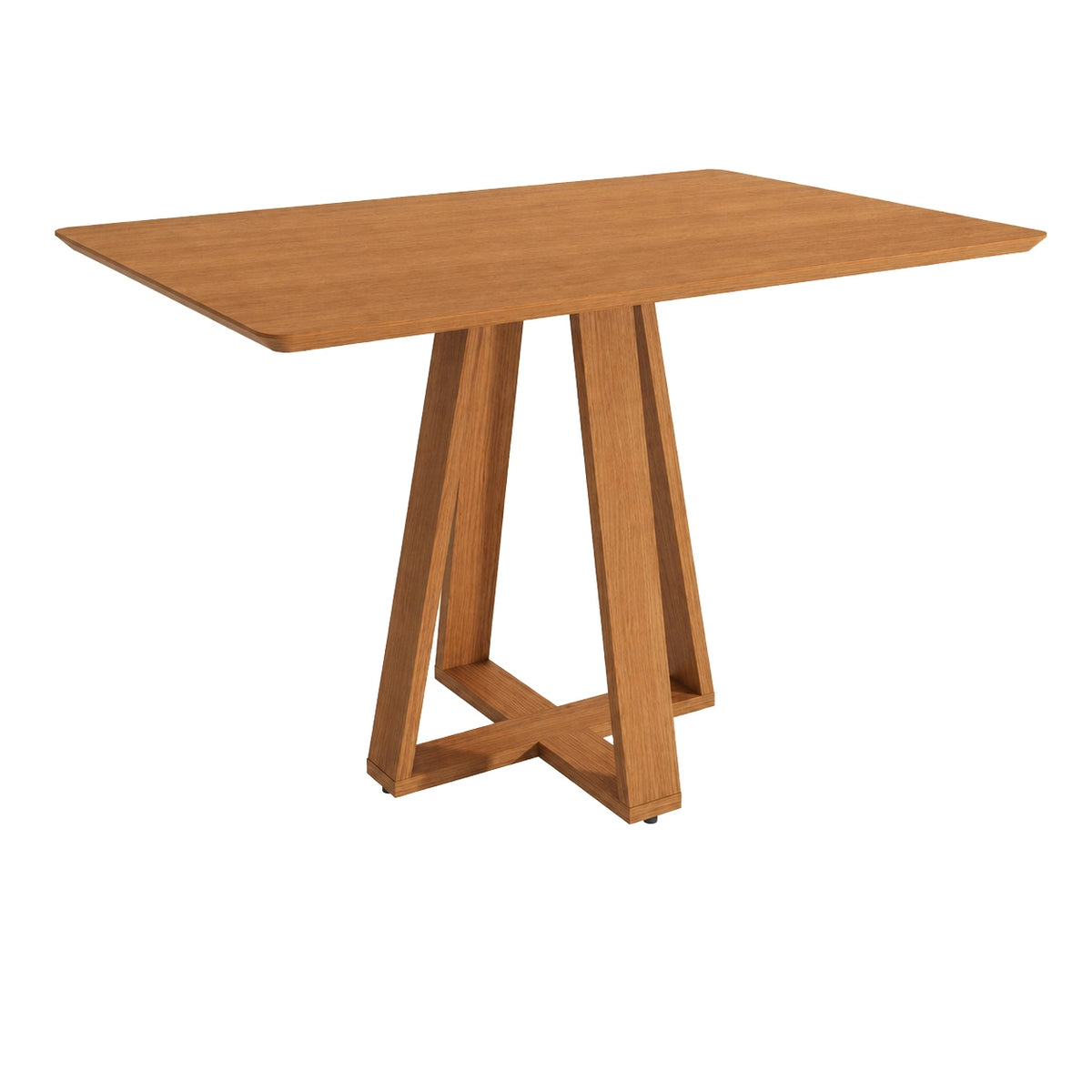 Mesa de Jantar Pilar 120 × 80 cm sem Vidro Canela – Kappesberg