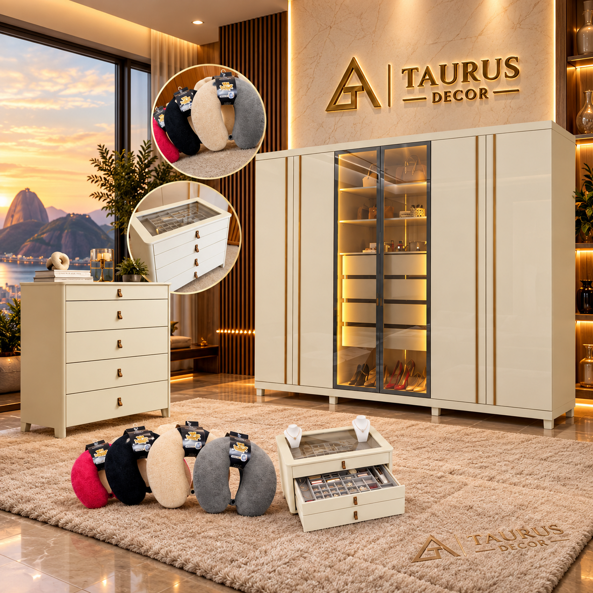 Super Combo Quarto Completo 01 | Linha Galeria dos Sonhos