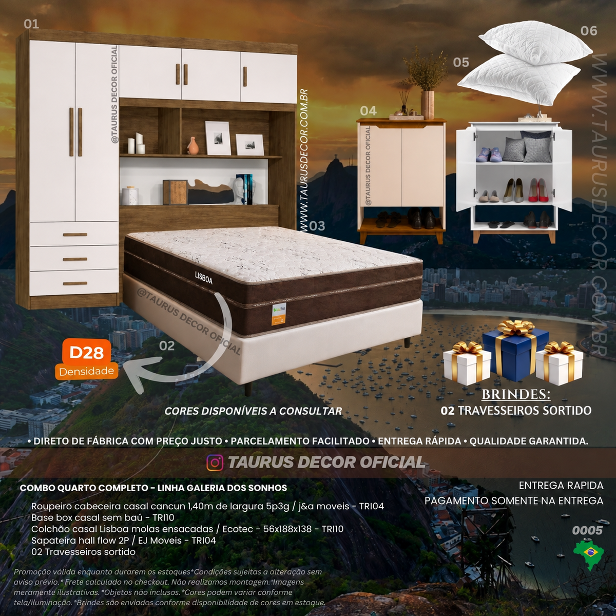 Combo Quarto Completo 05 — sem preço impresso