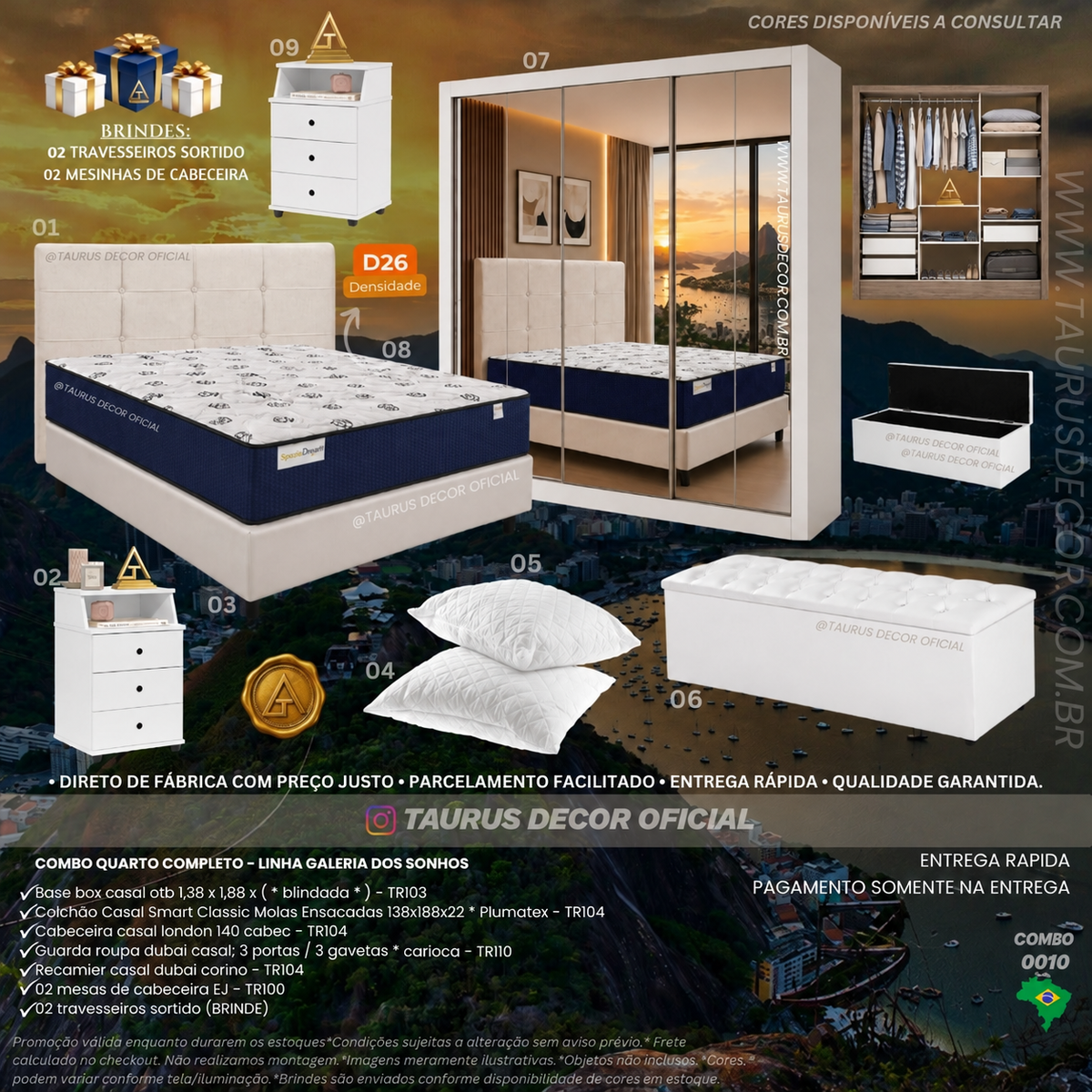 Combo Quarto Completo 10 — sem preço impresso