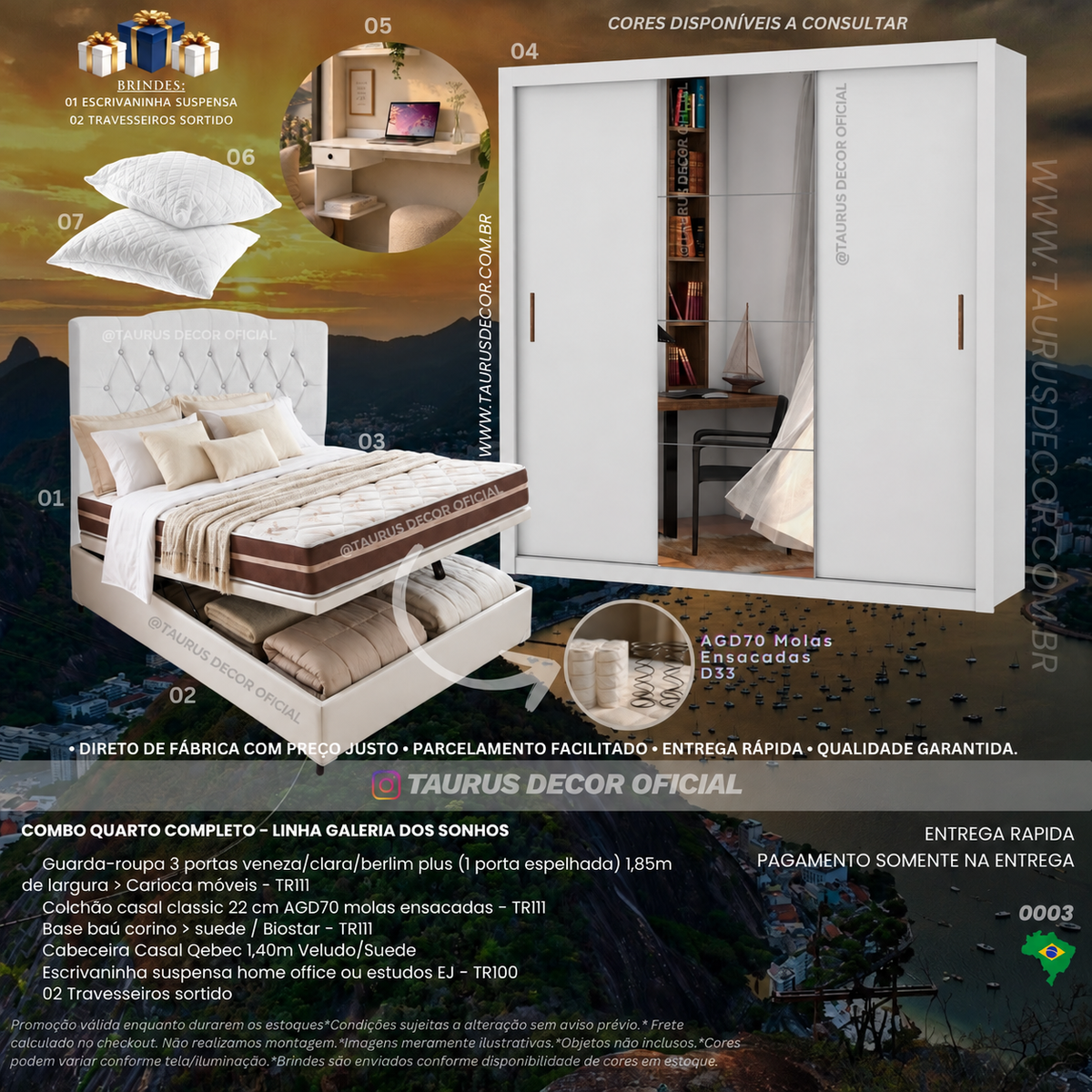 Combo Quarto Completo 3 — sem preço impresso