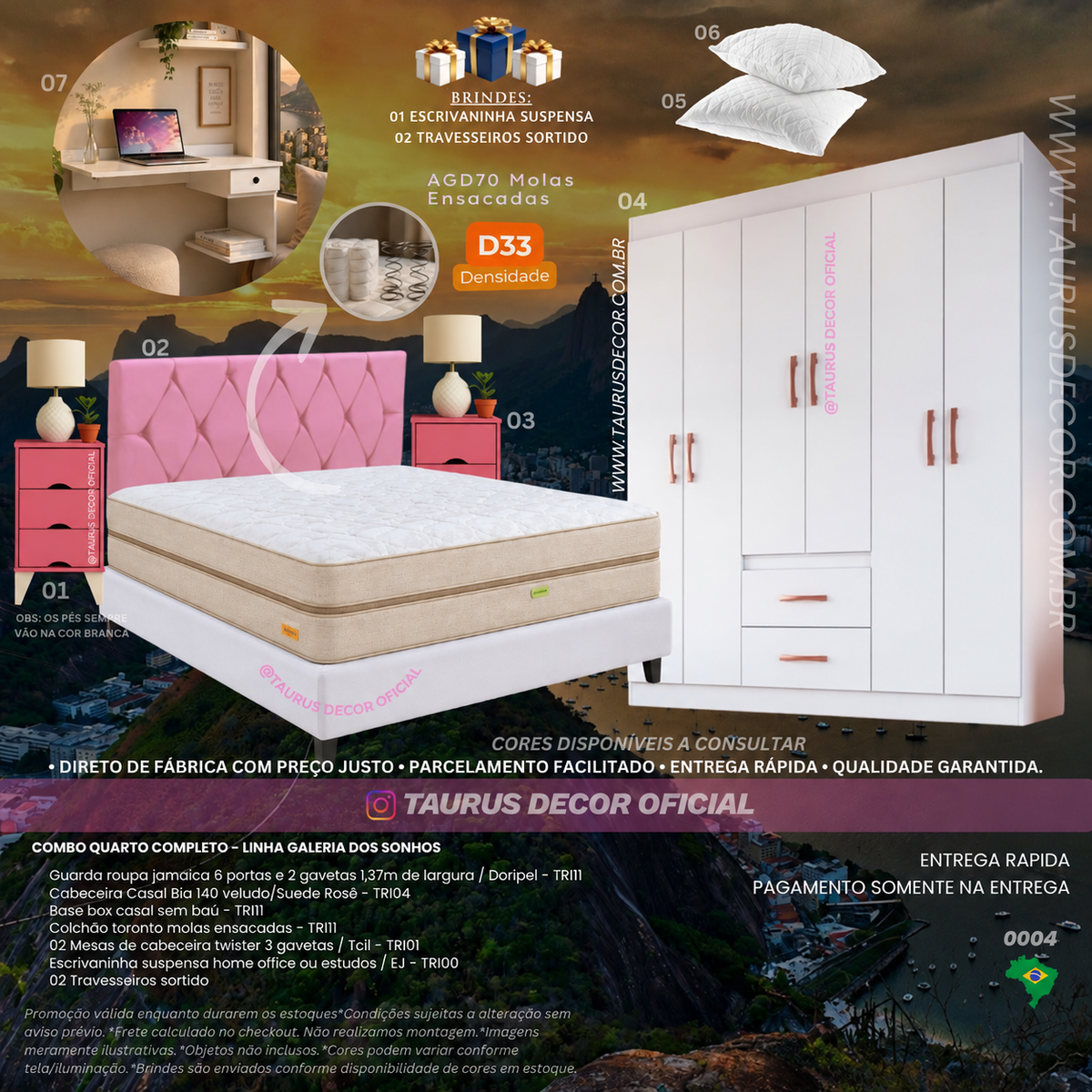 Combo Quarto Completo 4 — sem preço impresso