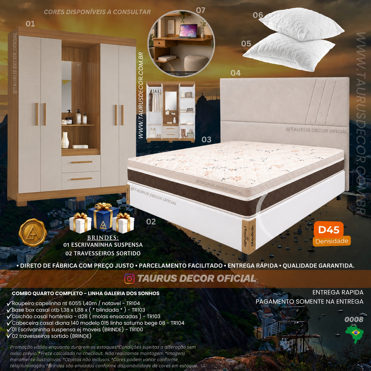 Combo Quarto Completo 8 — sem preço impresso