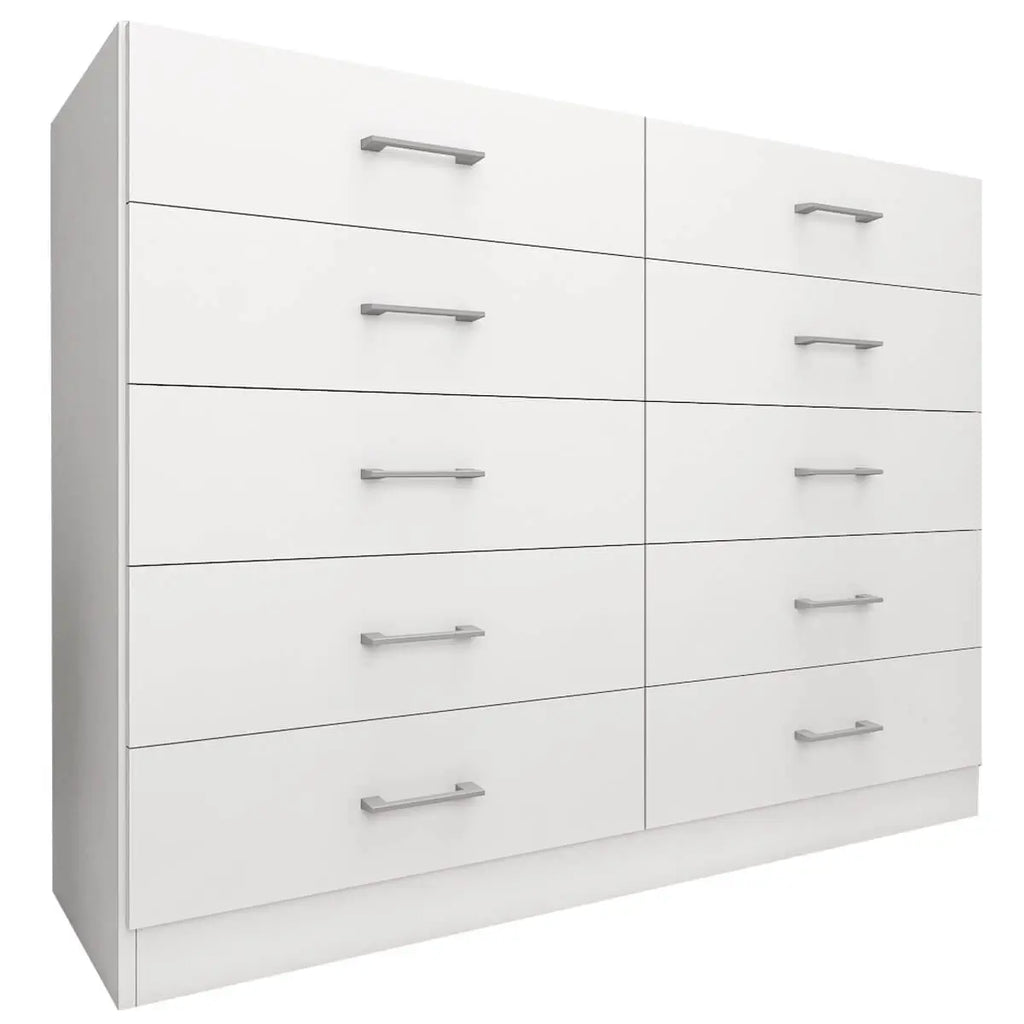 Cômoda Caribe 10 Gavetas Fellicci — Branco