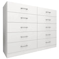 Cômoda Caribe 10 Gavetas Fellicci — Branco