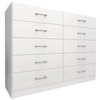 Cômoda Caribe 10 Gavetas Fellicci — Branco