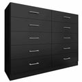 Cômoda Caribe 10 Gavetas Fellicci — Preto