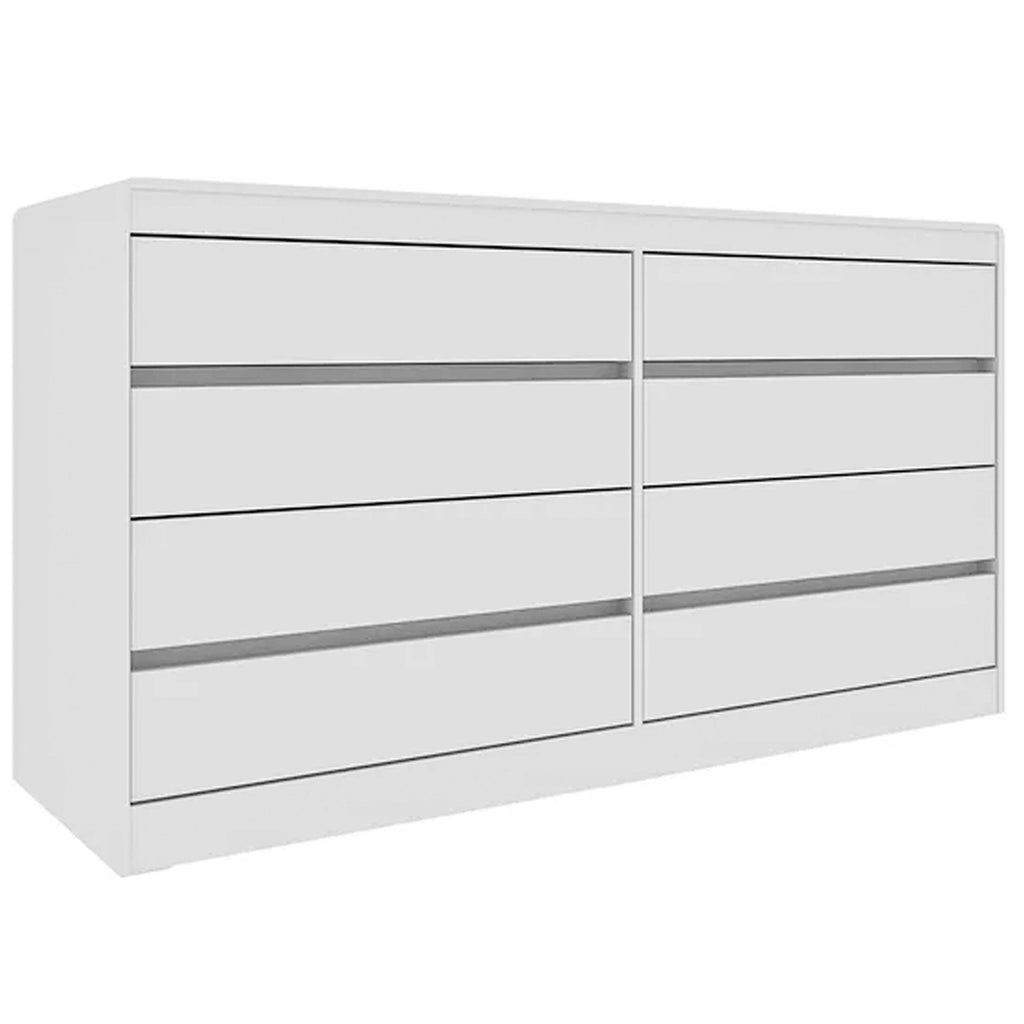 Cômoda Espanha 8 Gavetas Tcil — Branco
