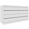 Cômoda Espanha 8 Gavetas Tcil — Branco
