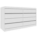 Cômoda Espanha 8 Gavetas Tcil — Branco