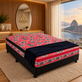 Veneza casal – Floral Vermelho – principal Taurus Decor